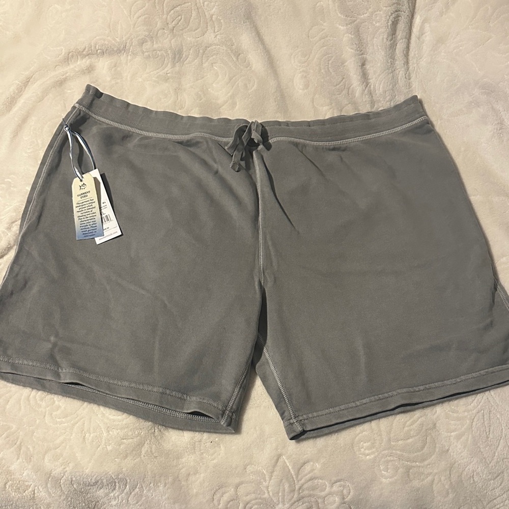 Southern Tide Men's Sun Farer Corsica Terry Shorts in Gray Sz XXL NWT
